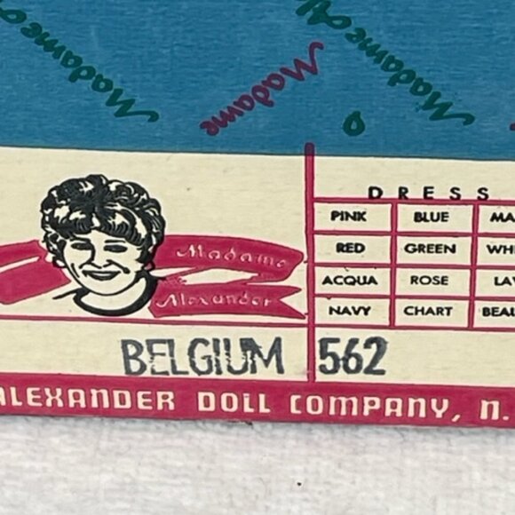 Madame Alexander restrung 8" Belgium doll. - Picture 5 of 5